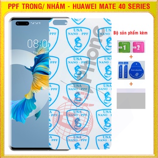 Dán dẻo ppf loại trong và nhám cho mặt trước huawei mate 40, 40 pro, 40 pro+, mate 40 rs