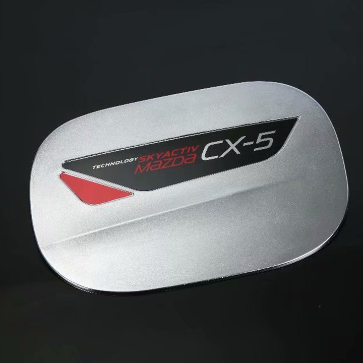 Ốp nắp bình xăng ô tô xe CX5, Vios, Everest, Fortuner, Innova, CRV, Accent, Ranger, City, Xpander, i10 sedan, Mazda 3,6