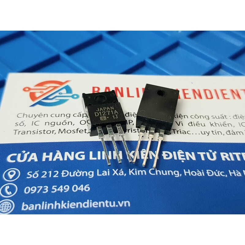 [Combo 3 chiếc] D1271A 2SD1271 2SD1271A Transistor NPN 100V 7A TO-220F