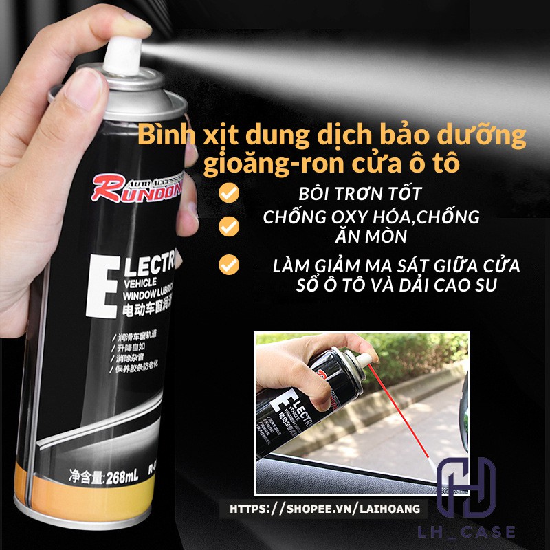 Bình xịt dung dịch bảo dưỡng gioăng-ron ô tô,bình xịt chăm sóc nội thất chống ăn mòn-oxi hóa