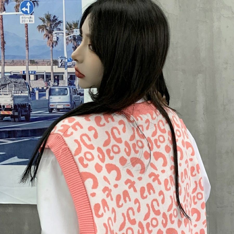 Áo sweater sát nách form rộng phong cách Hàn Quốc trẻ trung cho nữ