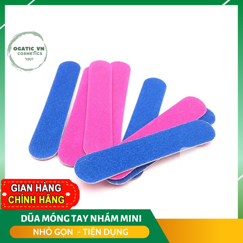 Dũa móng tay nhám Mini đánh bóng móng ( Lẻ 1 cái giao màu ngẫu nhiên)- DM001