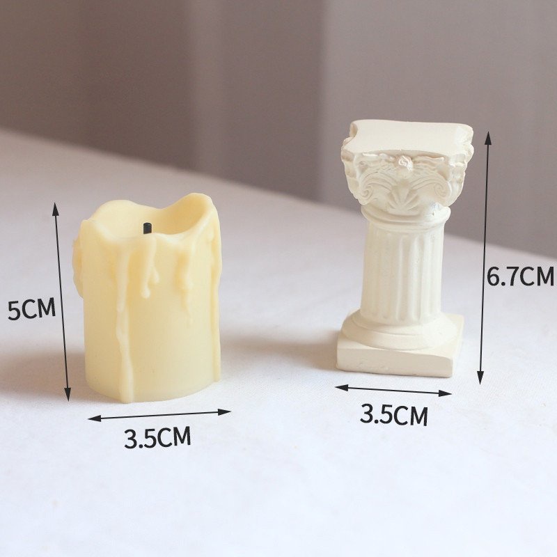 Nến Điện Tử Mini Tặng Kèm Pin, Đèn Nến Điện Tử Décor Shop, Trang Trí Lễ Tết