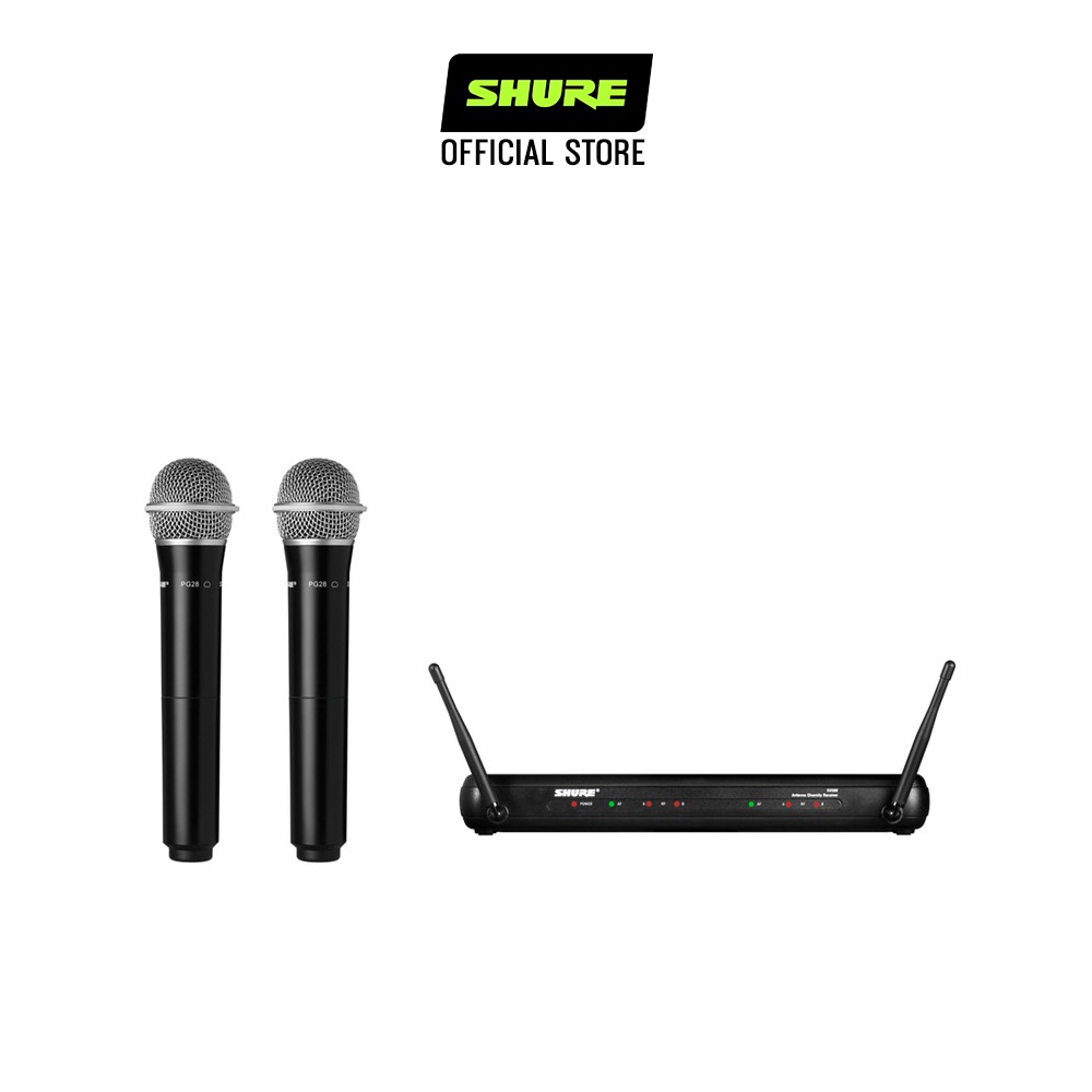 Bộ micro không dây Shure SVX288A/PG28-G15 - Hàng chính hãng - Micro Shure cao cấp cho phòng trà và Karaoke