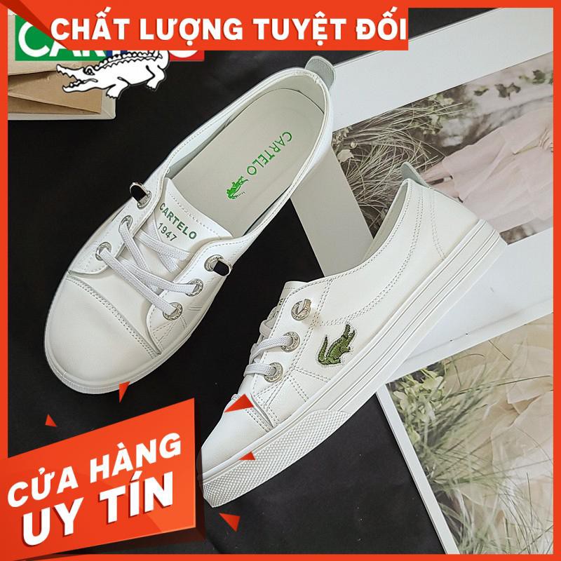 Hàng mới 2021_Giày lười cá sấu da mềm siêu xinh. Giày bệt nữ trẻ trung năng động.