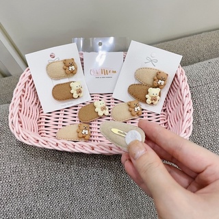 set kẹp tóc handmade cute cho bé gái