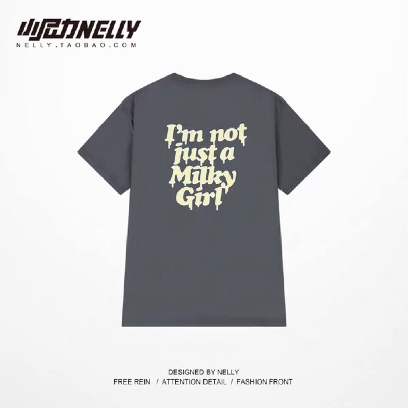 Áo phông nelly heybig sale (có sẵn) justa milky girl