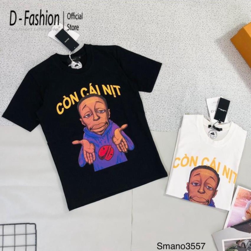 Áo phông Nam Nữ -Áo cộc tay form rộng-rẻ mặc mát cotton -ĐỦ SIZE 40-80 KG - Áo cổ tròn anh da đen còn cái nịt-đen trắng