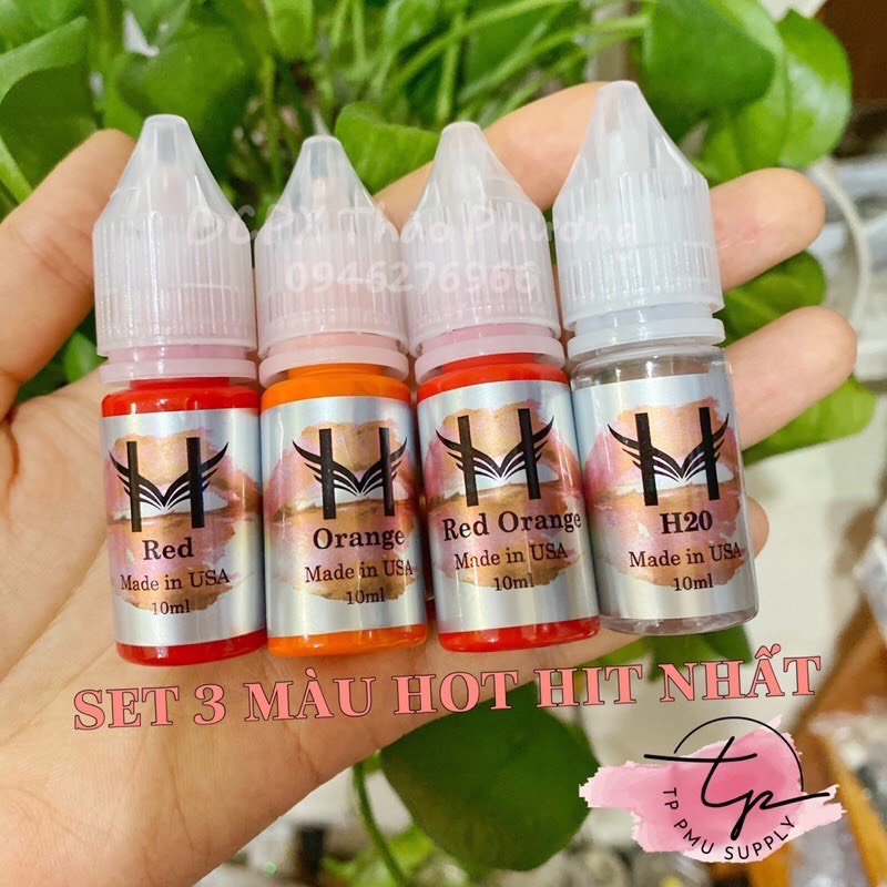 Mực H Hoa Đào Chính Hãng, Mực Hoa Tít Bong Đậm Màu Đẹp Giá Tốt