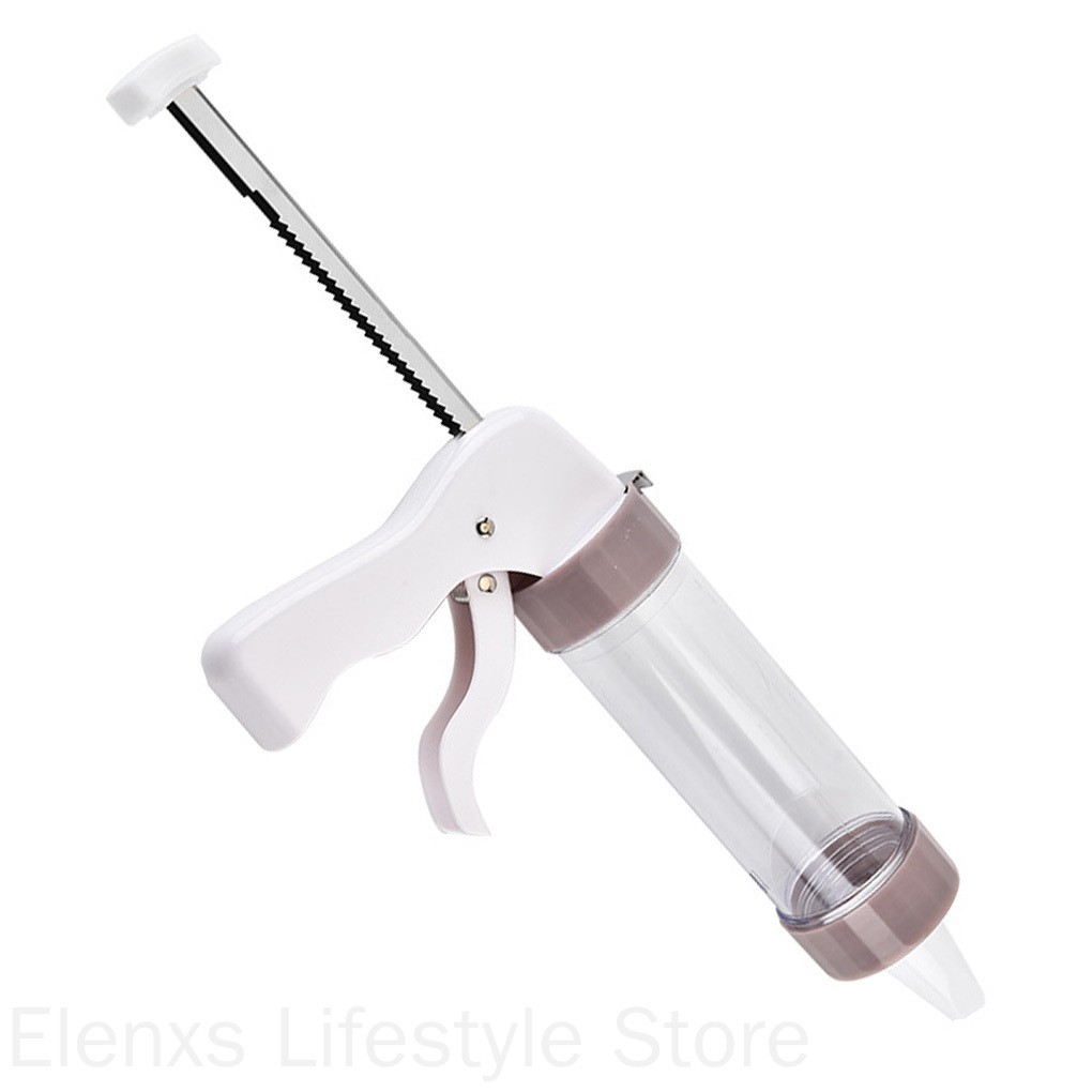 DIY Biscuit Machine Cookie Maker Icing Cookie Press Set with Stamp and Nozzles Home Bakery Baking Tool ELEN