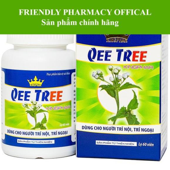 Qee Tree Kingphar – Hỗ trợ điều trị trĩ nội, trĩ ngoại, đau rát hậu môn (60 Viên)