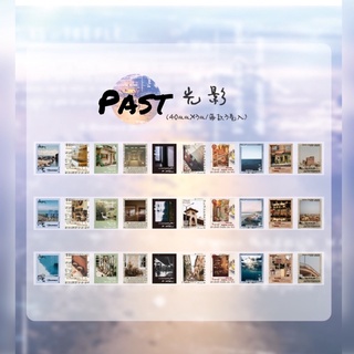 Cuộn sticker ảnh phong cách, trang trí sổ vintage
