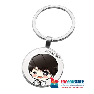 Móc chìa khóa BTS chibi