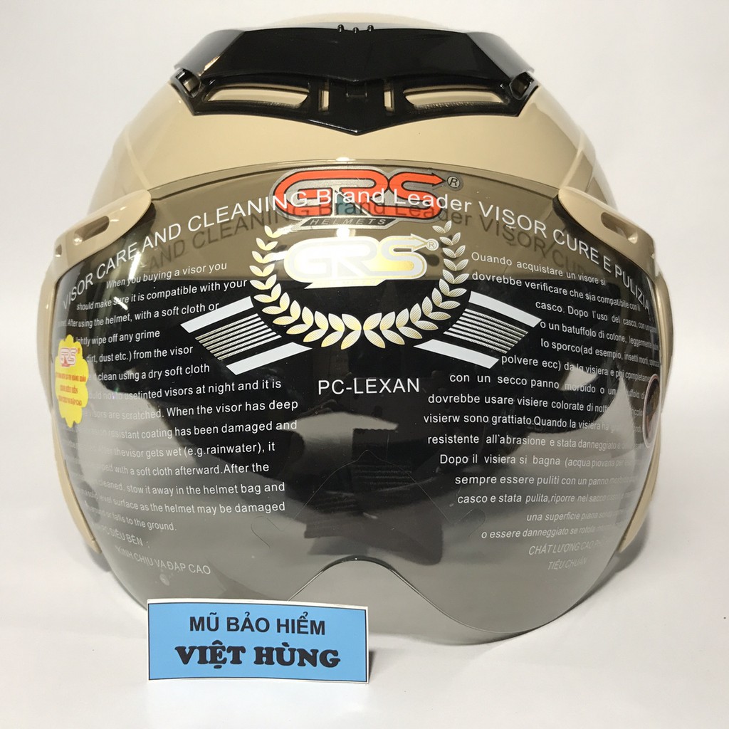 Mũ bảo hiểm GRS A922K sữa