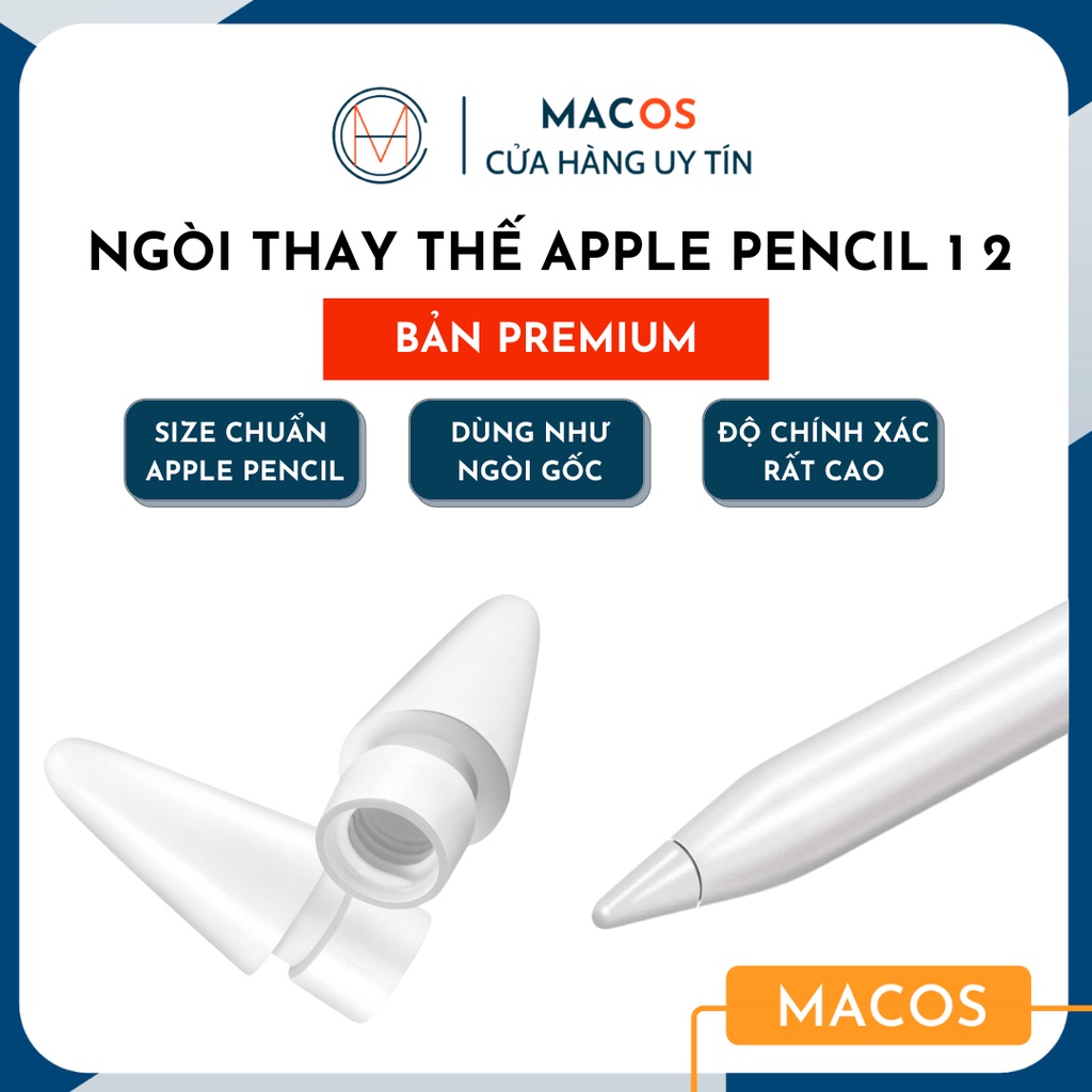 Đầu ngòi thay thế cho bút Apple Pencil 1 2 Pen tip - Dùng như ngòi gốc