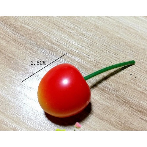 Charm cherry big size charm nguyên liệu làm slime handmade thủ công trang trí