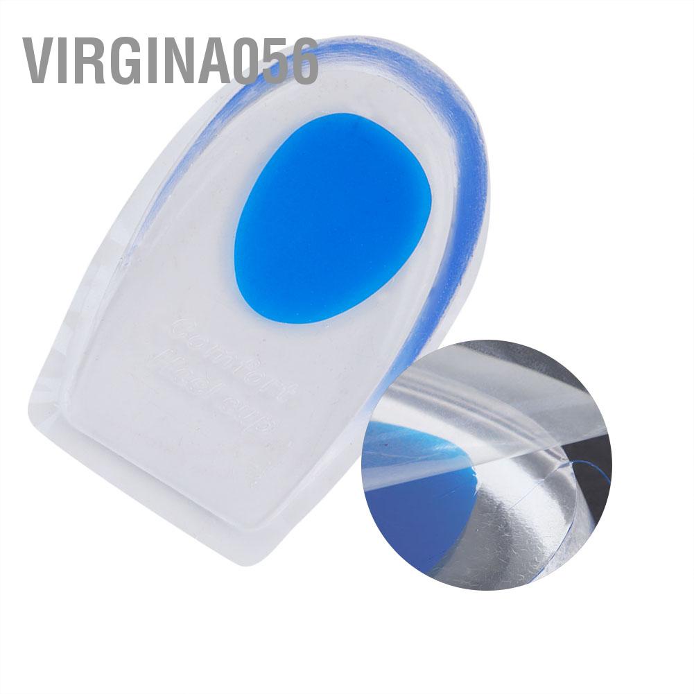 Virgina056 2 Pairs Height Increase Insoles Invisible Lift Shoes Insert for Men &amp; Women