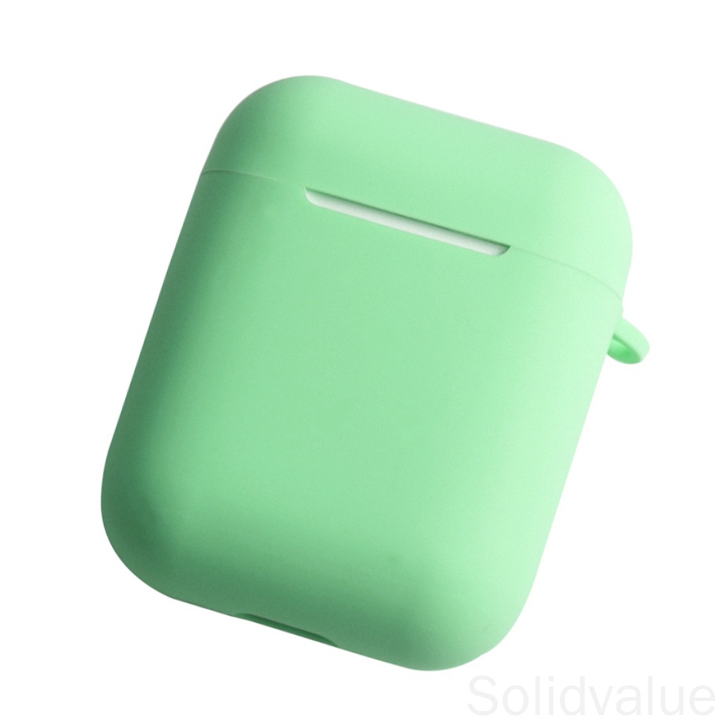 Vỏ bảo vệ hộp sạc tai nghe Airpods i9S/i10/i11/i12 Bluetooth không dây bằng silicon nhiều màu