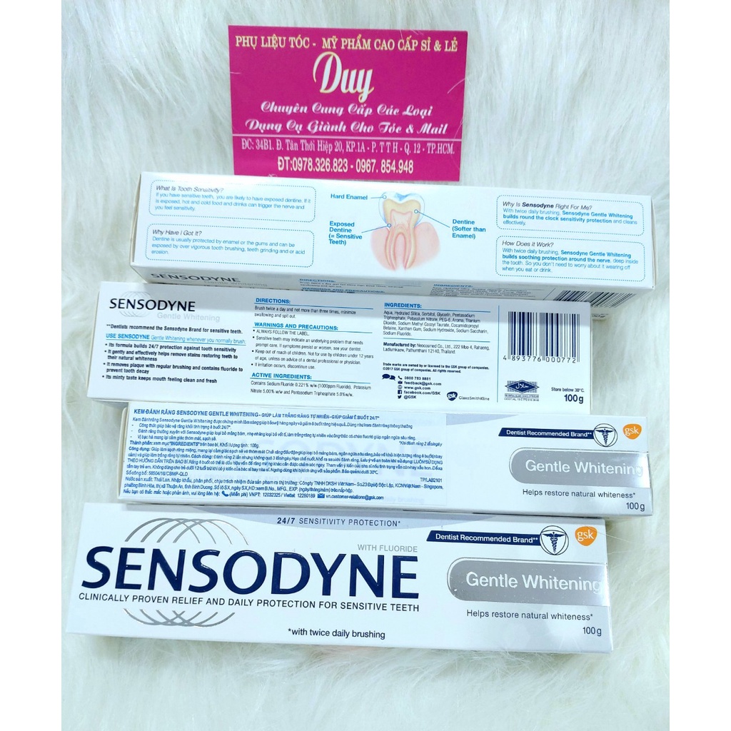 Kem Đánh Răng SENSODYNE 100g Giảm Ê Buốt - Hàng Chính Hãng