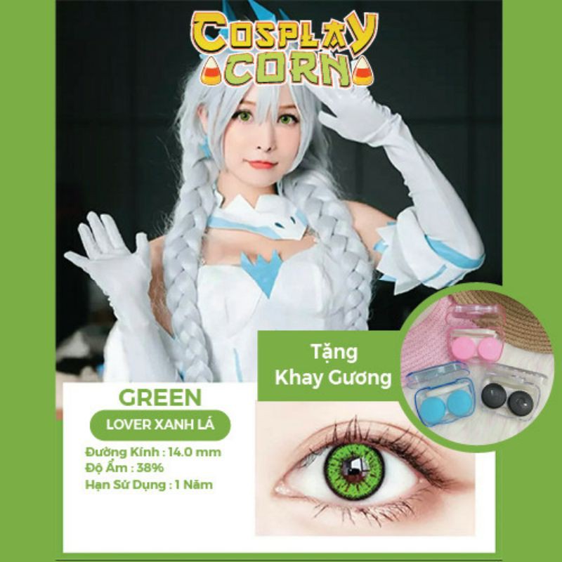 Tổng hợp Lens Green Cosplay Chuyên Dụng