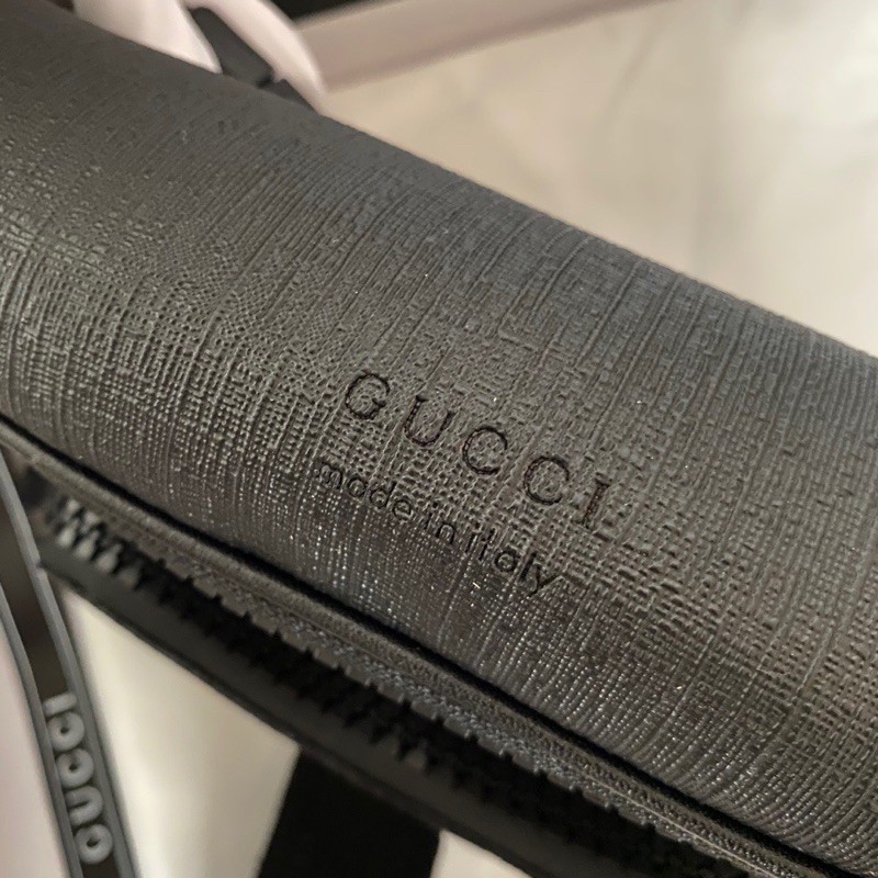 Túi đeo chéo nam/ túi bao tử Gucci GC da thật cao cấp