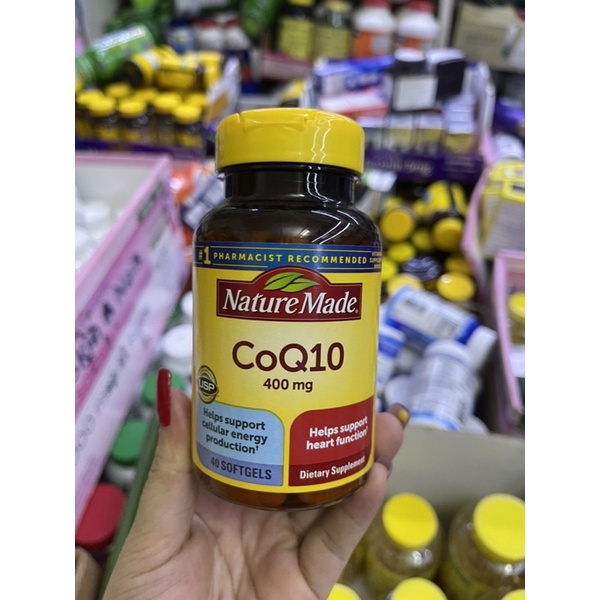 Coq10  nature made hàm lượng 400mg 40v