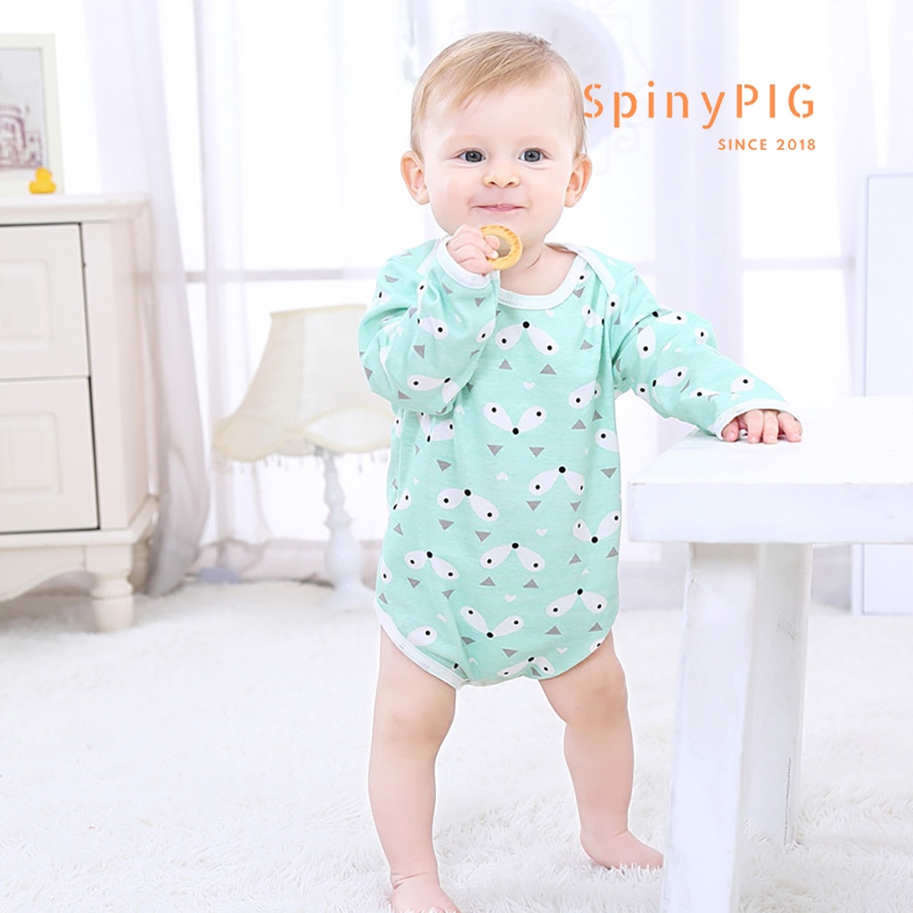 Quần áo sơ sinh 0-12 tháng 100% cotton bộ body sơ sinh dài tay dành cho mùa thu đông