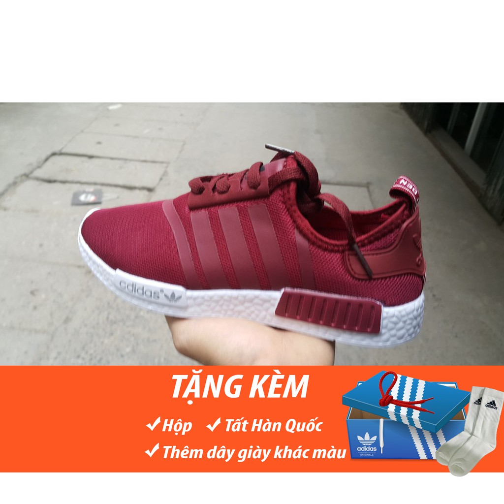 [FREE SHIP + FULL BOX] Giày NMD R1 đỏ đô giá rẻ