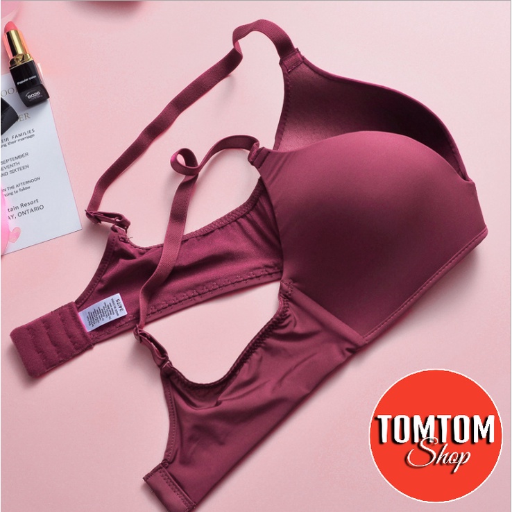 Áo Lót Nữ Đúc Su Trơn Nâng Ngực Không Gọng Đệm Mỏng Xuất Nhật AL02