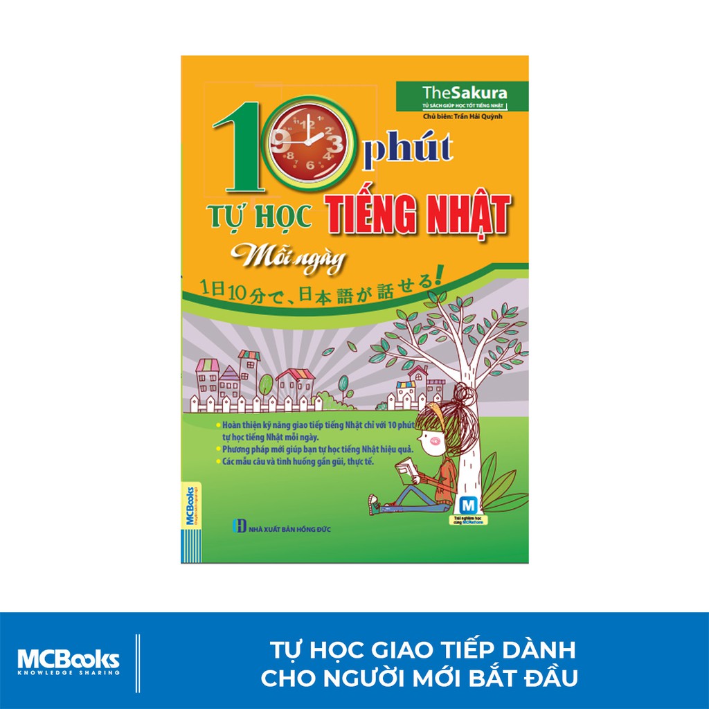 Sách - 10 Phút Tự Học Tiếng Nhật Mỗi Ngày Cho Người Bận Rộn - Học Kèm App Online