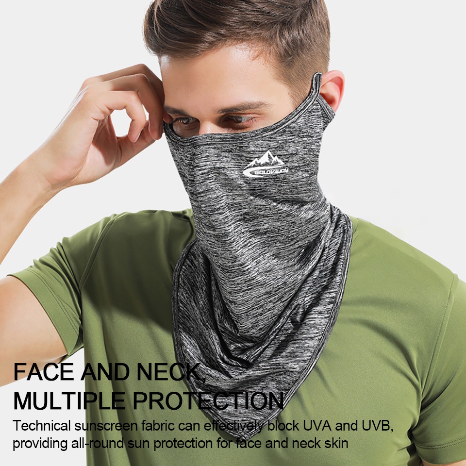 Khẩu trang thể thao mềm mại thoáng khí chống tia UV nhanh khô