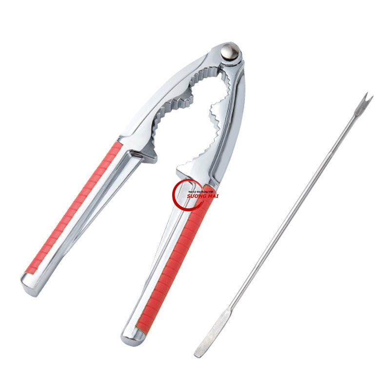[Giá Sỉ] Dụng Cụ Kẹp Càng Cua INOX 304 kẹp tỏi hành nghiền nhuyễn đa năng - cây dập ép tỏi tách hạt