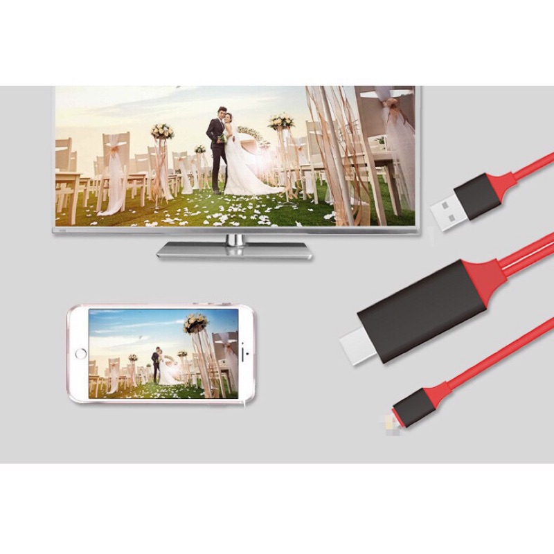 Cáp chuyển đổi lighting đến hdmi thuyết trình cho Apple Iphone