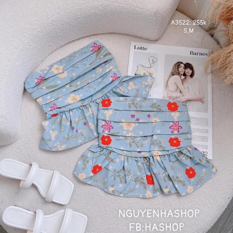 [FREESHIP - HÀNG LOẠI 1] ÁO QUÂY HOA NHÍ NGỰC XẾP TẦNG CHUN SAU SIÊU XINH