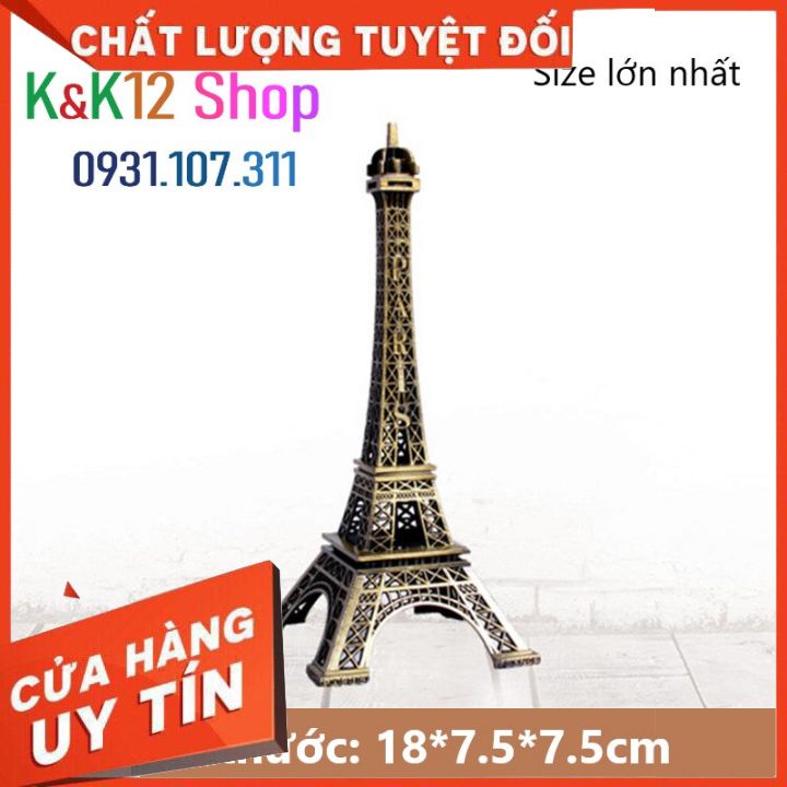 Tháp Eiffel mô hình trang trí để bàn. Đồ chơi thủ công mỹ nghệ. Quà tặng ý nghĩa.