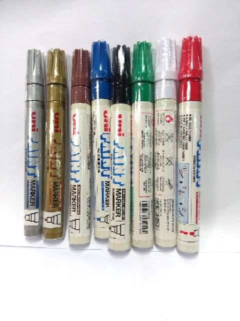 Bút sơn UNi-bút repaint-Bút vẽ giày-Bút vẽ lốp uni Paint Marker PX20 nét 2.2 - 2.8mm