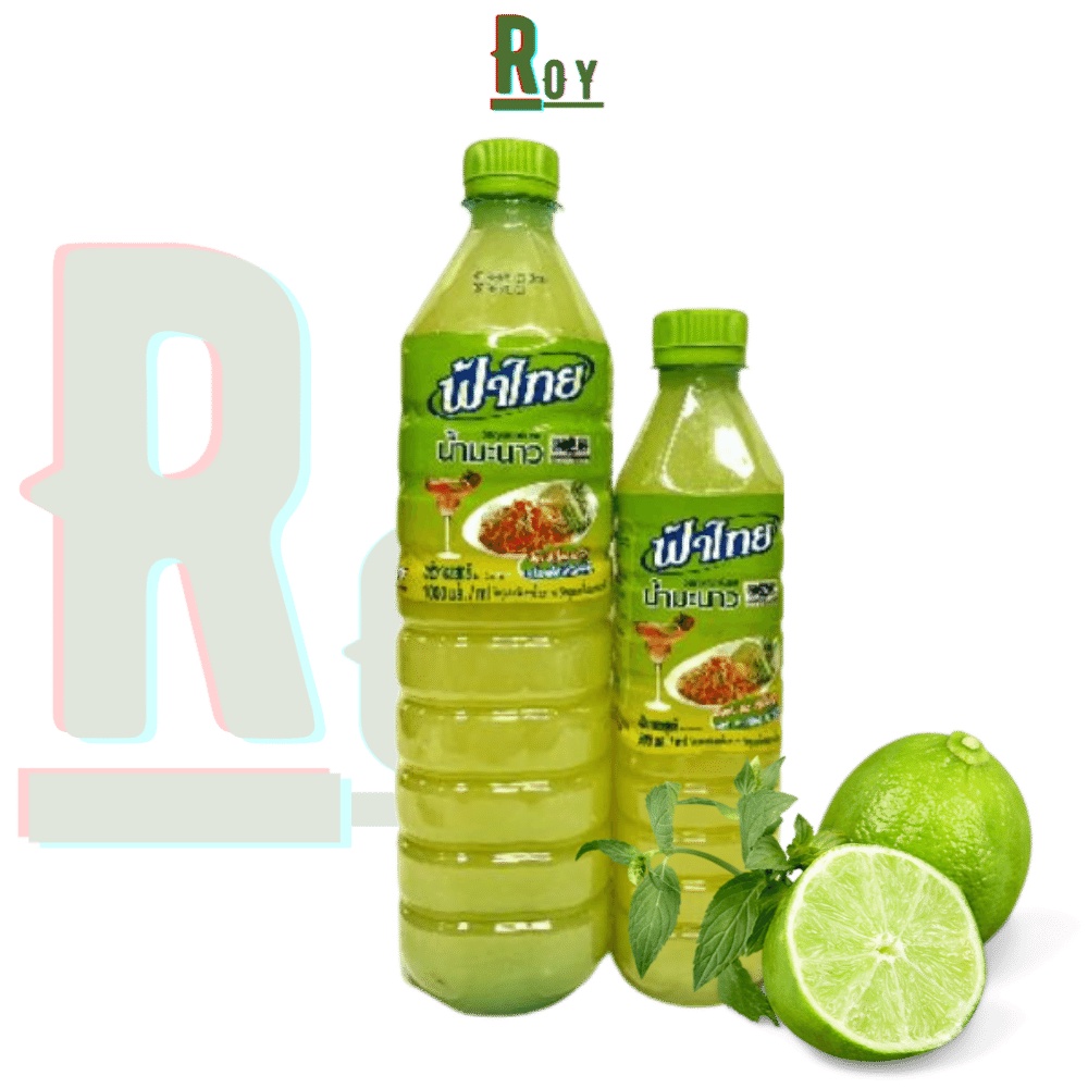 Nước cốt chanh FaThai Thái Lan 1 Lít dùng pha chế và làm somtum - น้ำมะนาวตราฟ้าไทย 1000 ml ขวด