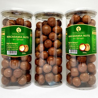 Hạt Macca Úc Nứt Vỏ Hộp 500gr (Tăng Kèm Đồ Tách Vỏ)