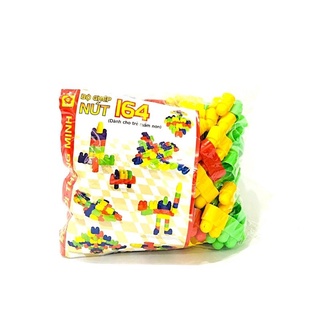 Bộ ghép nút lớn 164 chi tiết đồ chơi mầm non thông tư 02