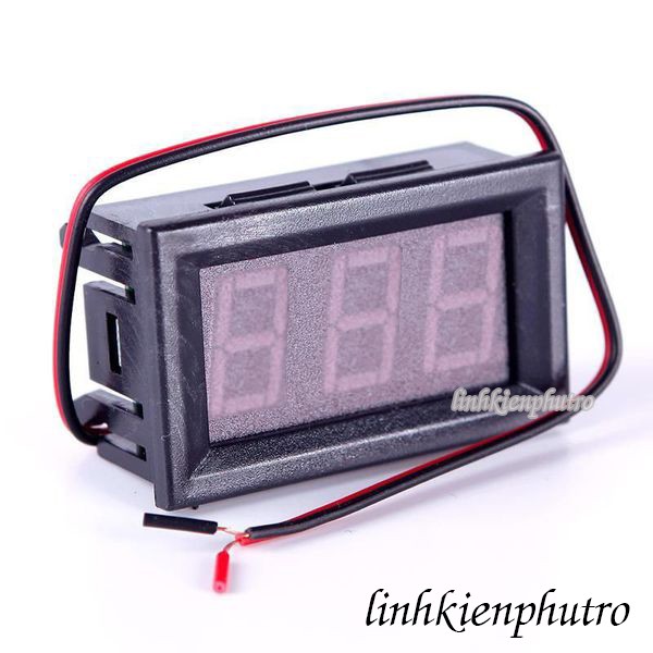 Đồng hồ đo áp DC 5.0-120V - Green