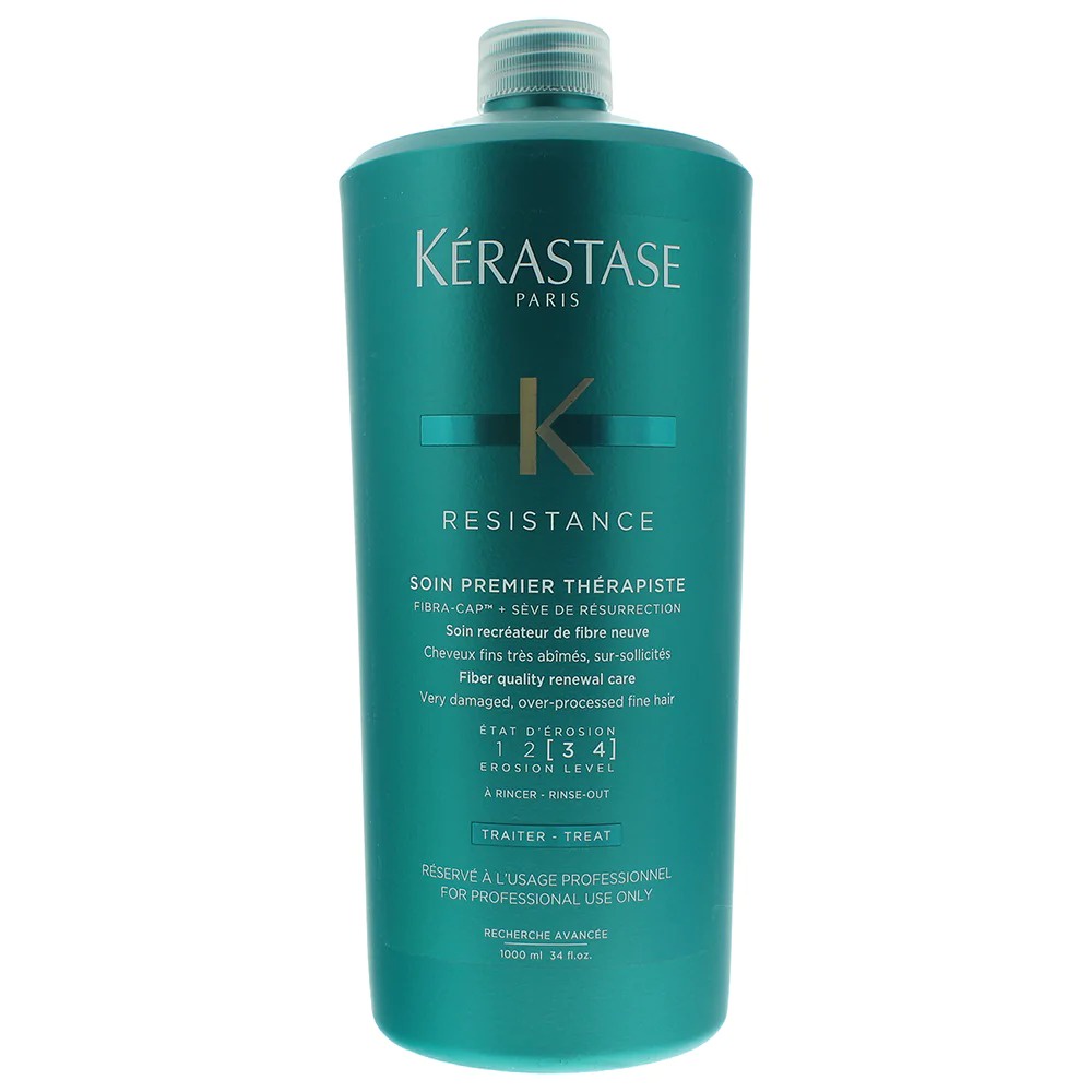 Dầu gội phục hồi tóc hư tổn KERASTASE Resistance Soin Premier THERAPISTE BAIN 1000ml