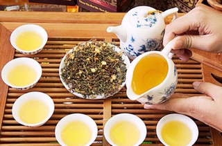Trà sơn mật hồng sâm hoa nhài