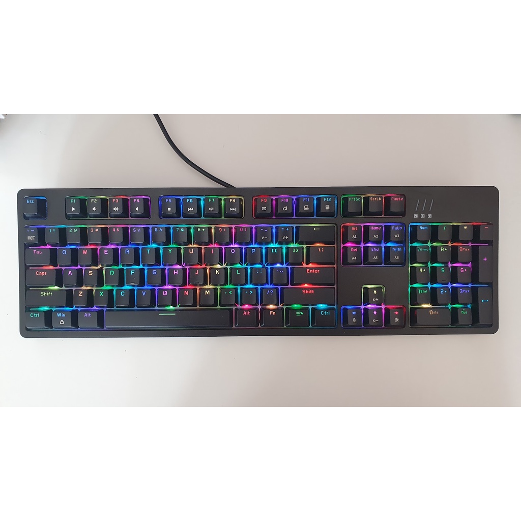 Bàn Phím Cơ Ajazz DKM150 RGB Gaming Chính Hãng