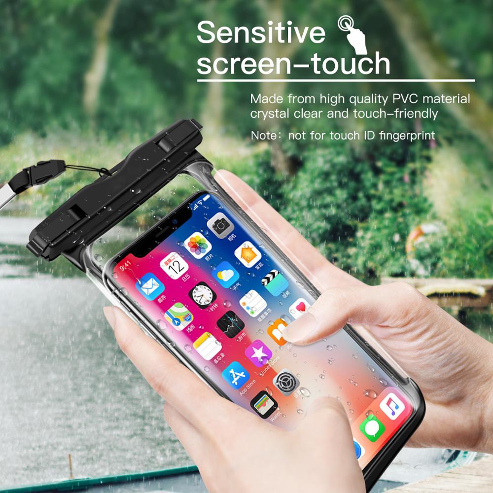 Túi đựng điện thoại ANKNDO chống nước hiệu quả bền bỉ cho Samsung Xiaomi