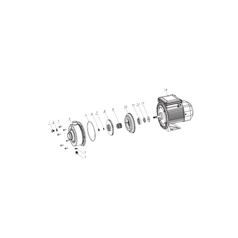 Máy bơm nước đầu inox JEXM 100 -750w