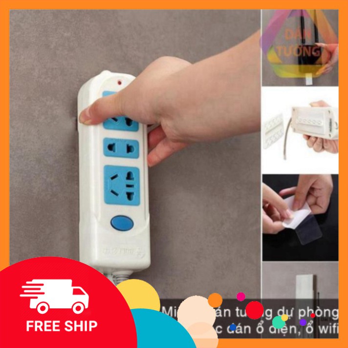 <FREE SHIP> FREESHIP Miếng dán tường 2 mặt keo trong siêu chắc dự phòng cho kệ remote , kệ xà bông, dán tranh chịu lực c