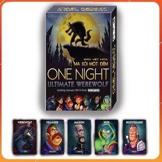 Bài Ma Sói One Night-ma sói một đêm Việt Hoá - Phiên Bản Đặc Biệt siêu hấp dẫn