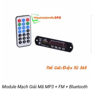 Module Mạch Giải Mã MP3 + FM + Bluetooth