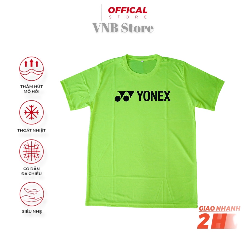 YONEX TRAINING - Áo cầu lông, quần cầu lông Yonex chuyên nghiệp MỚI NHẤT 2022. XANH CHUỐI DẠ QUANG