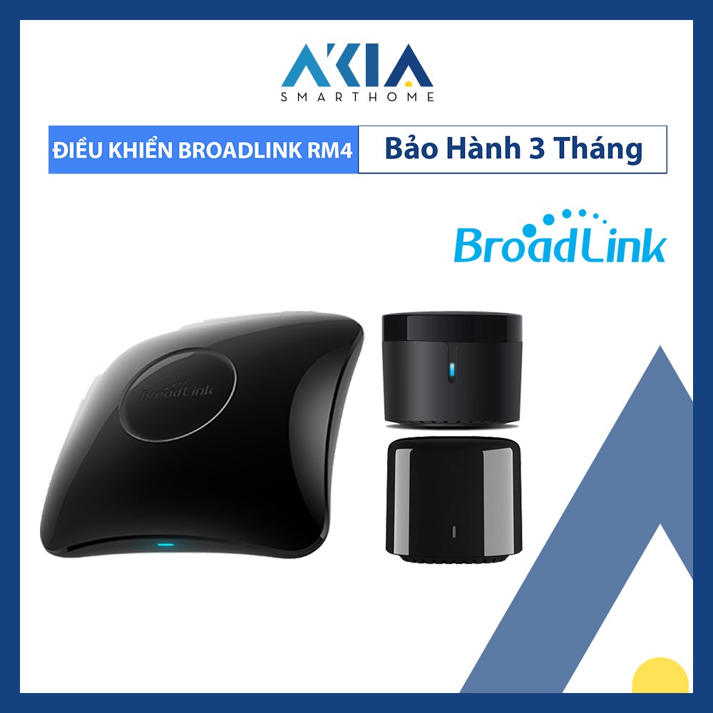 Điều khiển hồng ngoại Broadlink RM4 Mini, RM 4C Mini, RM4 Pro - Bản Quốc Tế - Hỗ Trợ Google Assistant